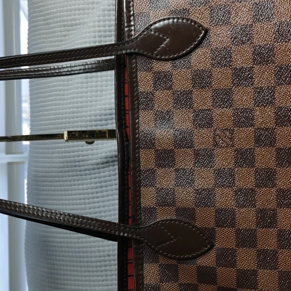 ,❌❌SOLD❌Authentic Louis Vuitton even never full MM LV tote bag brown - Picture 5 of 17